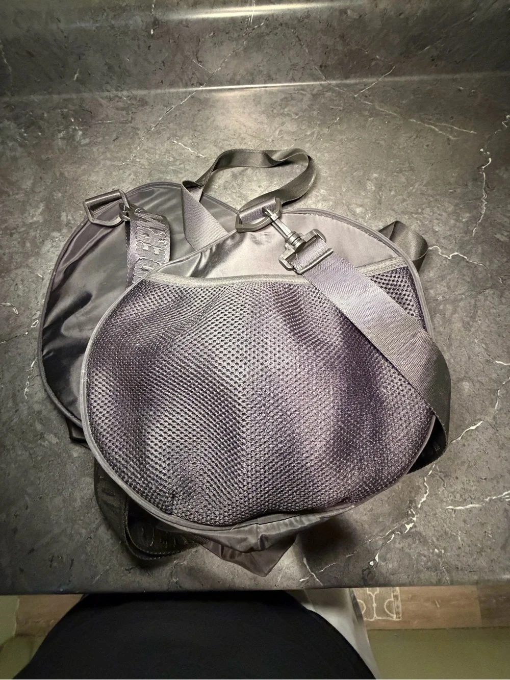 Ryderwear Duffle Bag, black with shiny tonal logo